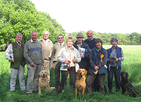 Hampshire Gun Dog Society novice working test